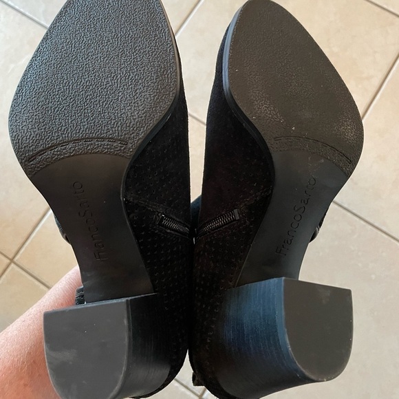 Franco Sarto Dakota Side Zip Booties, Black Women’s Size 10M - Picture 10 of 10
